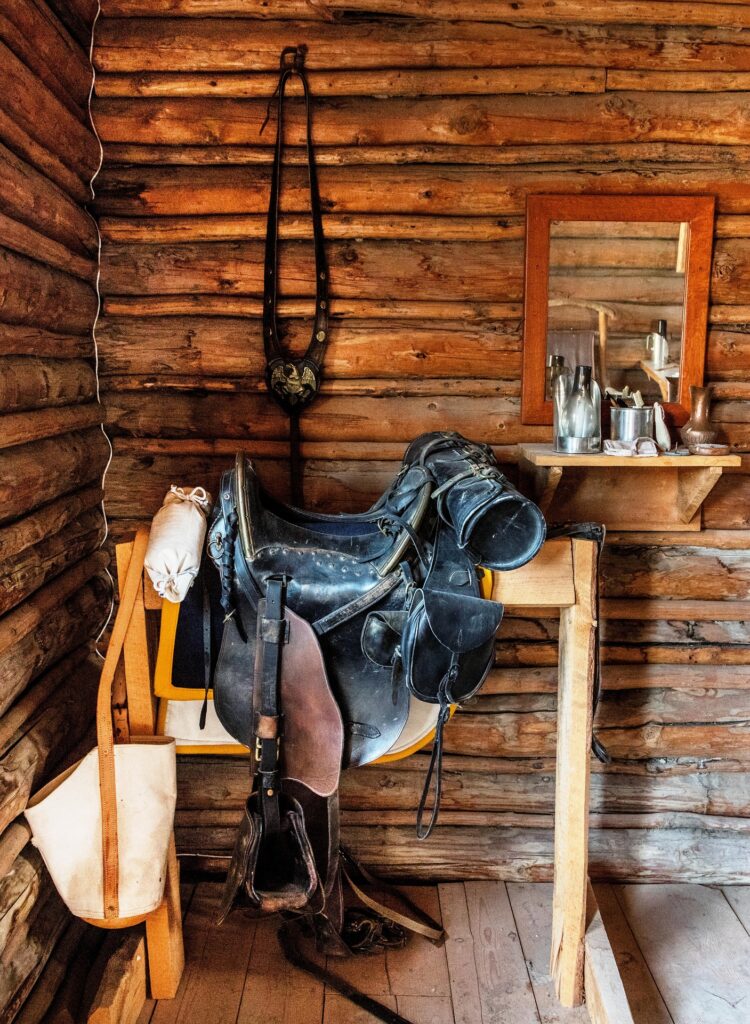 Wanderreitsattel mit Satteltaschen